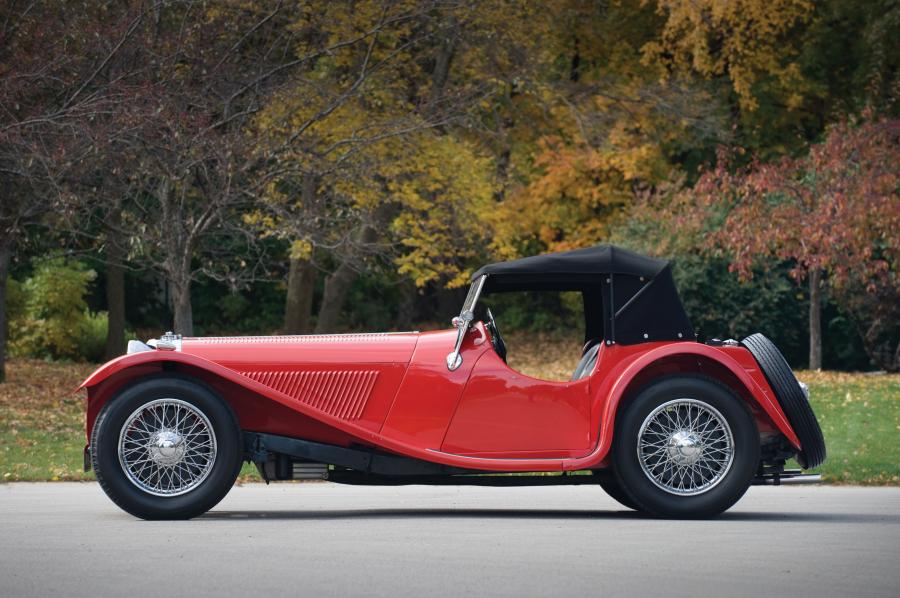  Jaguar SS100 Roadster 1937 года  (фото 11 из 16)